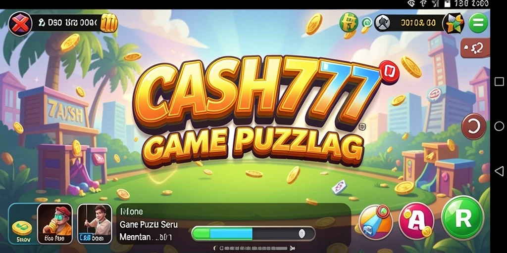 Tangkapan layar dari gameplay CASH777 menampilkan tantangan puzzle yang menarik.