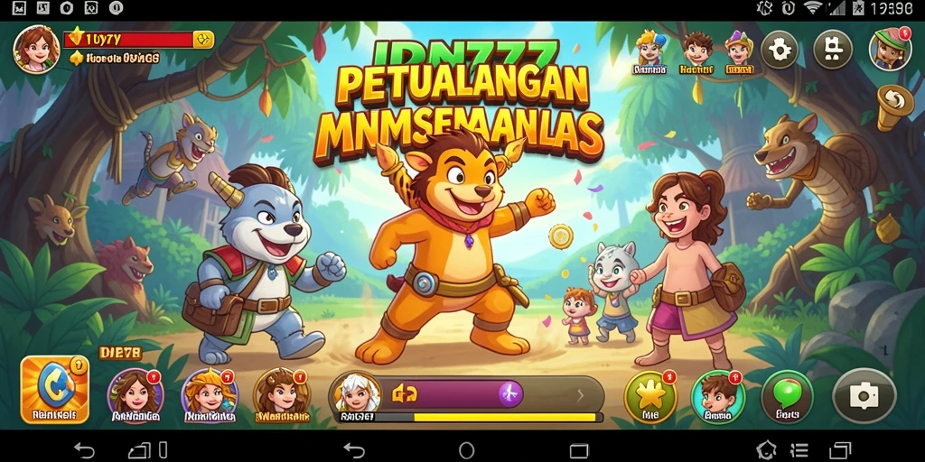 Tangkapan layar menunjukkan pertarungan epik dalam IDN777.