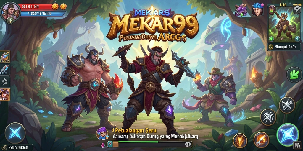 Tampilan permainan <strong>MEKAR99</strong> yang menarik saat berpetualang di dunia ARPG.