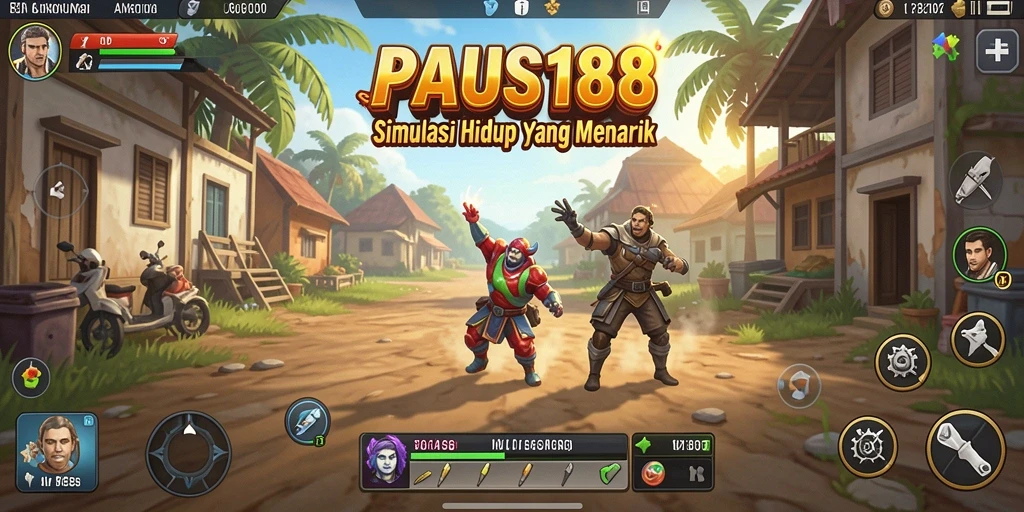 Tampilan utama gameplay PAUS188 yang menarik dan interaktif.